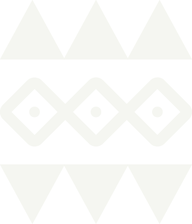 Triange and Diamond - Cloubd White